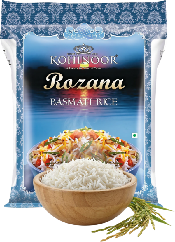 Rozana Basmati Rice - Soft Grain With Fluffy Texture
